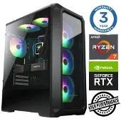 INTOP Tietokone Ryzen 7 5700X 16GB 250SSD M.2 NVME RTX3050 6GB no-OS