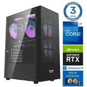 INTOP Tietokone AQUA i7-14700F 32GB DDR5 500SSD M.2 NVME RTX5060Ti 16GB WIN11Pro