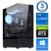 INTOP Tietokone i7-12700F 32GB 1TB SSD M.2 NVME RTX5060Ti 16GB WIN11Pro