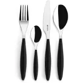 Guzzini Feeling aterinsetti Black, 24 osaa