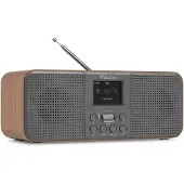 Audizio Bucine Stereo Internet Radio DAB+:lla, tummanharmaa