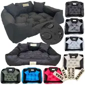 AIO Factory Musta Vedenpitävä koiran sänky 115x95 cm Sohva 115x95 cm