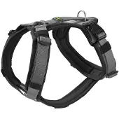 Hunter - Harness Maldon Up 37-53/XS-S Polyester black/grey - Koirat - Kaulapannat