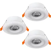 Eglo CALONGE recessed spotlight Ø100 mm white 3-pack
