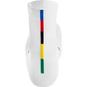 Santini Uci Rainbow High Profile Socks Valkoinen EU 36-39 Mies