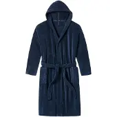 Schiesser Bath Robe - Navy - S