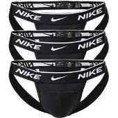 Nike Underwear Jock Strap 3Pk - Black - L