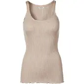 Rosemunde Rwbelle Silk U-Neck Strap Elastic T - Beige - S