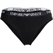 Emporio Armani for woman. EW000404_AF13033 Set of 2 Plain Brazilian knickers black (L), Homewear, Cotton