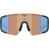 Bliz P003 Large -pyöräilylasit matte black/Nano Optics Nordic Light coral orange/blue multi