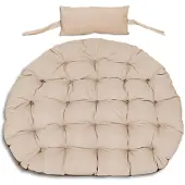 AIO Factory Puutarhatyyny riipputuoliin 120 cm haikaranpesä vedenpitävä cappuccino