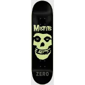 Zero Misfits Fiend Skull Gitd 8.5" Skeittilaudan dekki black Koko Uni