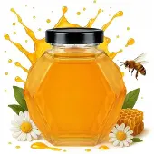Hobby Hall 5x Gucio lasipurkki 380ml hunajalle, hilloille, lahjoille