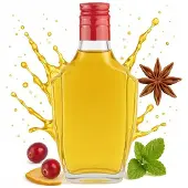 Hobby Hall Lasipullo Nobel 250 ml - mehuille, likööreille, viinille
