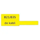 Niimbot .B21/B3S kaapelitarrat 25*38mm 100kpl 100kpl