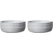 Scandi Living Sandsbro pastalautanen vaaleanharmaa, Ø23 cm, 8 kpl
