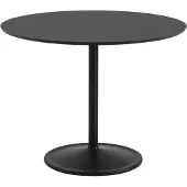 Muuto Soft Pöytä Ø95x73 Cm Nanolaminaatti - Ruokapöydät & Baaripöydät Musta - SOTAB95R10101