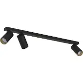 Lyora Mono kohdevalaisin 3xGU10 70cm musta/kulta