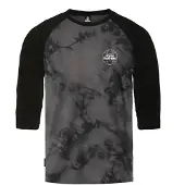 Horsefeathers Global Raglan Pitkähihainen T-paita black / tie dye Koko M