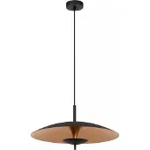 Lucide Led riippuvalaisin Vulcan, himmennettävä, Musta, Olohuone/ruokailutila, Metalli