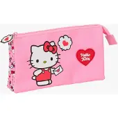 Hello Kitty Kolmilokeroinen Penaali, Vaaleanpunainen