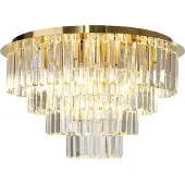 Eko-Light Milano kattovalaisin, 60 cm, 9xE14, kultainen