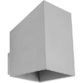 LAMPEX Seinävalaisin Rubik, harmaa