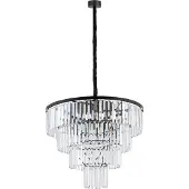Nowodvorski Lighting Riippuvalaisin kristalli Cristal , himmennettävä, Kirkas/läpinäkyvä, Olohuone/ruokailutila, Lasi