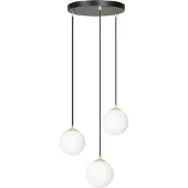 Emibig Riippuvalaisin lasi Royal LIGHTING, himmennettävä, Musta, Olohuone/ruokailutila, Moderni