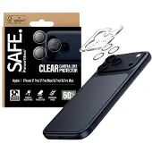 PanzerGlass SAFE. by  Camera Lens Protector Transparent iPhone 17 Pro | iPhone 17 Pro Max | iPhone 16 Pro | 16 Pro Max, Apple, Apple - iPhone 17 Pro, (SA74645)