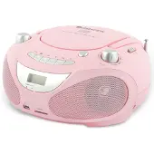 Champion Boombox CD/Radio/MP3/USB Pink