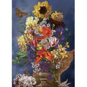 Diamond Dotz Garden in Gold 52,00 x 72,00 cm timanttityö