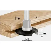 Festool Urajyrsinpää (ilman vartta) ; 40 mm; 3,5 mm