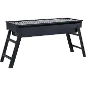 vidaXL Kannettava retkigrilli teräs 60x22,5x33 cm