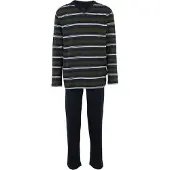 Ceceba Pitkä pyjama laivastonsininen / khaki / valkoinen