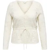 ONLY Carisabella Life Ls Fitted Cardigan Knt - Cream - 46-48