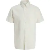Jack & Jones 12294285 Linen Plus Size Lyhythihainen Paita
