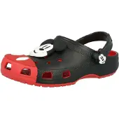 Crocs Puukengät & -jalkineet 'Mickey Mouse' tulenpunainen / musta / valkoinen
