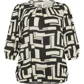 KAFFE CURVE Kcmarina Ami Blouse - Cream - 44