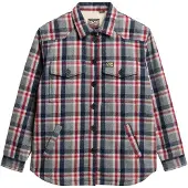 Superdry for woman. W4010431A Multicolor Borg Check overshirt (S), Casual, Cotton, Long sleeve