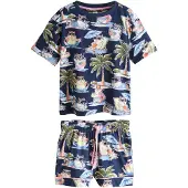 Next Pyjamashortsit laivastonsininen / vaaleansininen / oliivi / vanha roosa