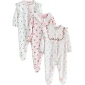 Next Yöpuku 'Cath Kidston' vihreä / vaaleanpunainen / punainen / valkoinen