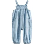 Next Overall sininen denim / valkoinen