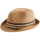 Next Hattu 'Fedora' hiekka / laivastonsininen / ruskea