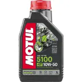 Motul Moottoriöljy 5100 4T 10W-50, 1 litra TEKNOSYNTEESI, 1 litraa