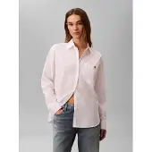 Calvin Klein Jeans Pusero 'Relaxed Monogram' valkoinen