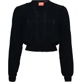 Superdry Lace Trim Smocked Pitkähihainen Pusero