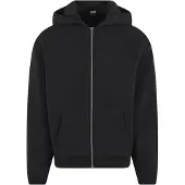 Urban Classics Fluffy Vetoketjullinen Huppari black Koko L