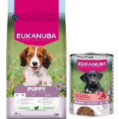 Eukanuba 12kg Premium Nutrition Puppy Small & Medium Breed karitsa & riisi