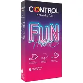Control Kukuxumusu Feel Fun Mix kondomit, 6 kpl
